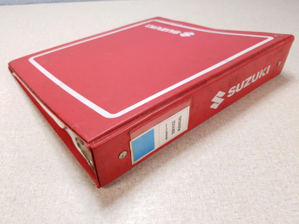 1989 - 1992 铃木 GSXR 750 原始设备制造商服务手册 99500-37033-03E 绑定 — 第 3/4 张图片