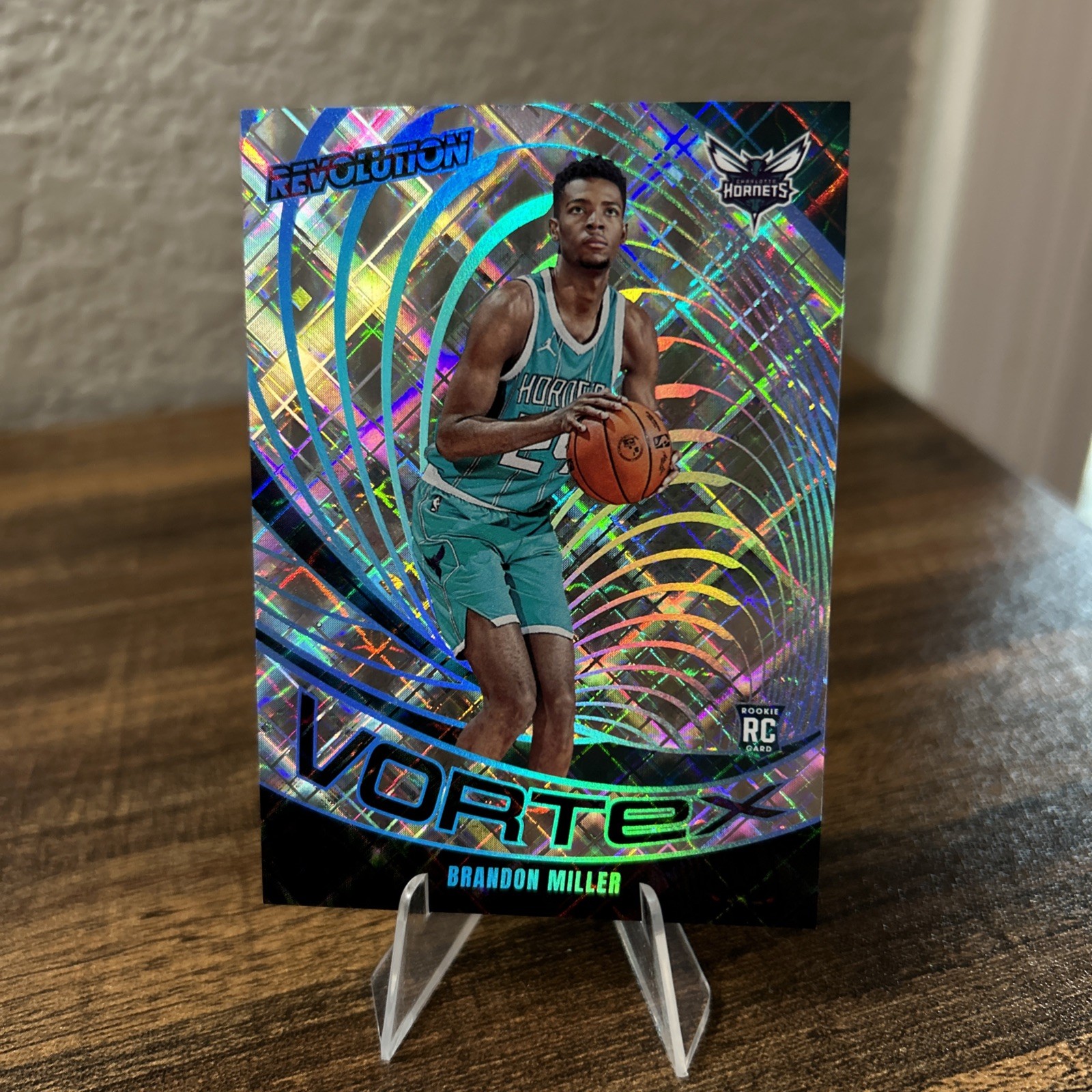 104309483 Brandon Miller 2023 Panini Revolution #3 Cosmic Vortex RC /99