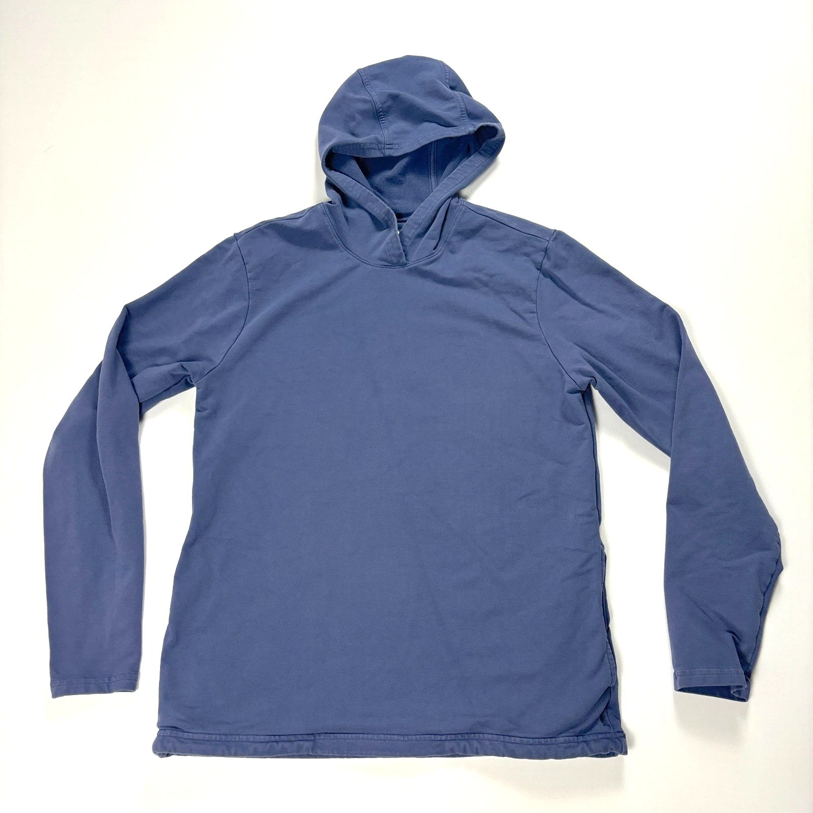 Rhone Mens Hoodie Blue Sz M Drawstring Sweatshirt Stretch Athletic Activewear