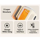 New Portable Bottle Warmer Fast Heating 37°C-55°C Adjustable Teperature Recharg