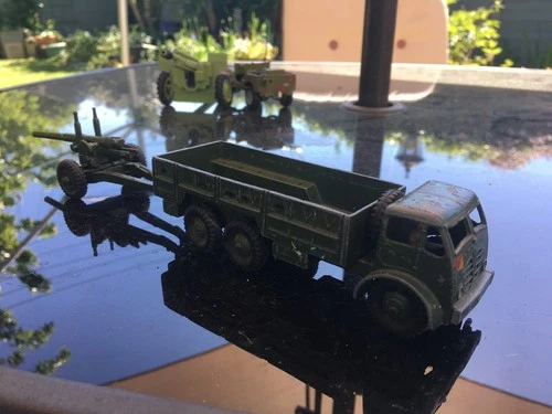 Dinky Vintage Meccano  Toys 622 Military 10 Ton Army Truck And 5.5inch gun