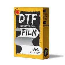 DTF Kodak Transfer Film A4 8.3" x 11.7" COLD Peel 100pk