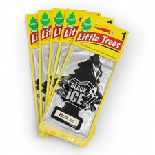 Little Trees Air Freshener - Black Ice (Pack of 5)