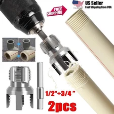 2X Integrated Internal & External Pipe Threading-Tool, PVC Pipe Threader Kit USA