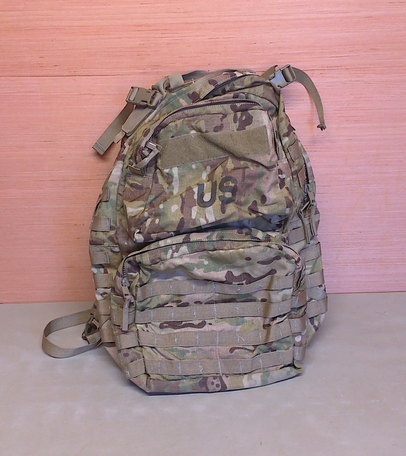 US Military Issue Multicam OCP Camo MOLLE II Medium Ruck Sack Back Pack Setup eBay