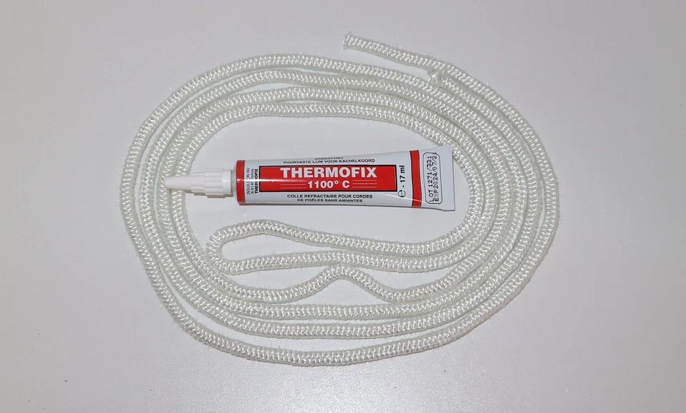 Cordon d'étanchéité , joints pour les Vitres de poêle et insert Ø 5 mm - Photo 1/1