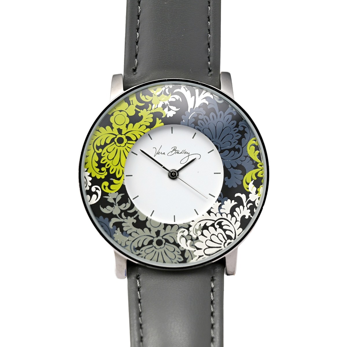 Vera Bradley Enamel Ladies Quartz White Dial Green 36mm 