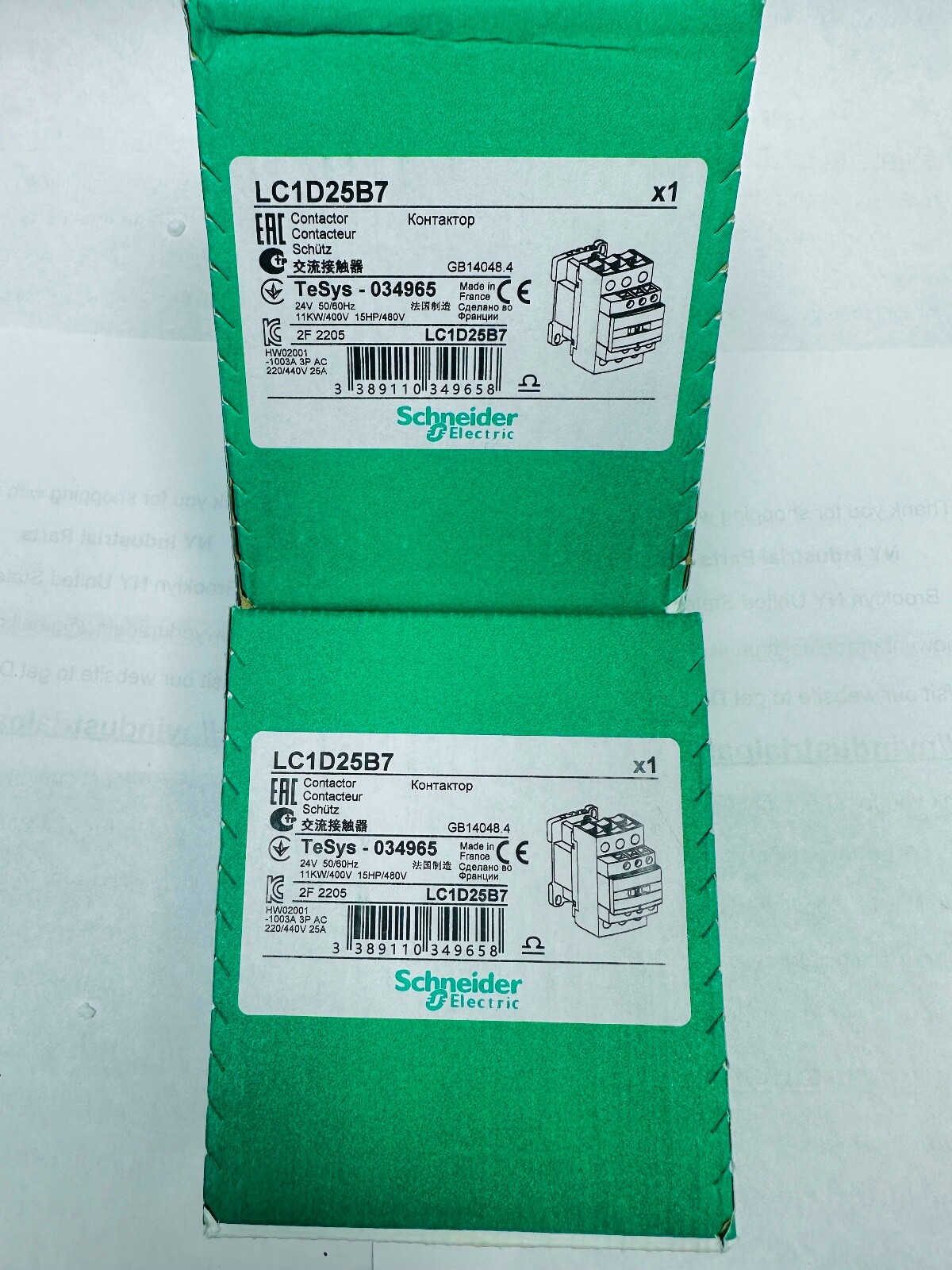 LC1D25B7 Contactor BRAND NEW SAME DAY SHIPPING FROM USA