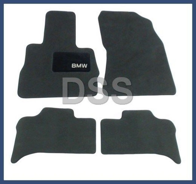 New Genuine BMW X5 Carpet Floor Mats Cloth Mat Anthracite Black OEM