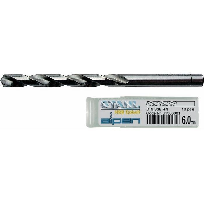 Alpen Punta per Metallo Hss Cobalto Ø  1,5 mm Lunghezza 40 mm conf. 10 Pz