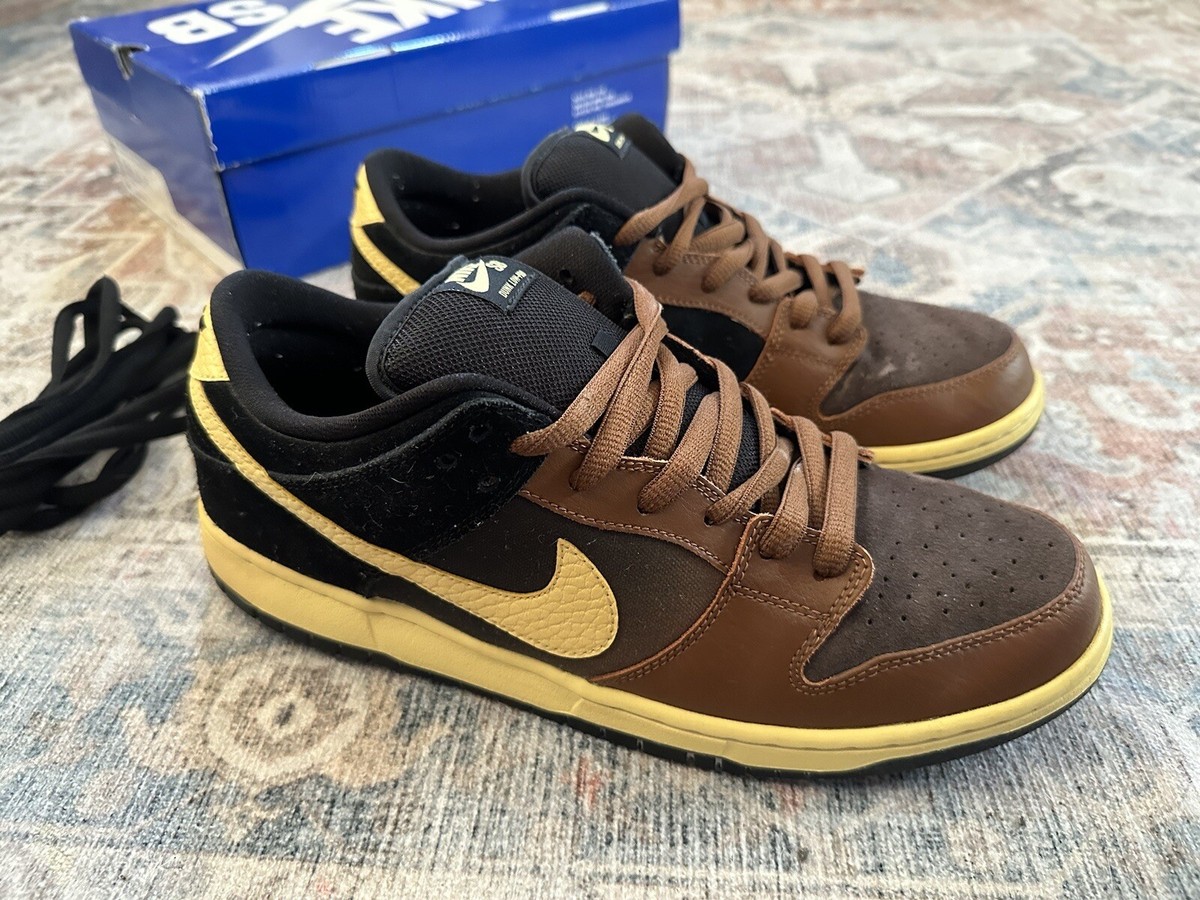 Nike SB Dunk Low Premium Black And Tan Size 11.5 | eBay
