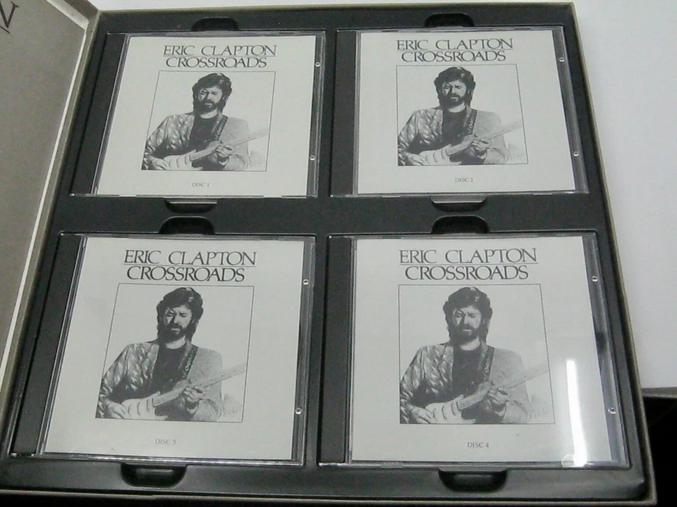 CrossRoads by Eric Clapton Box Set 4 Cds + 32 Page Book Index 1988 Polydor - Image 3 of 4