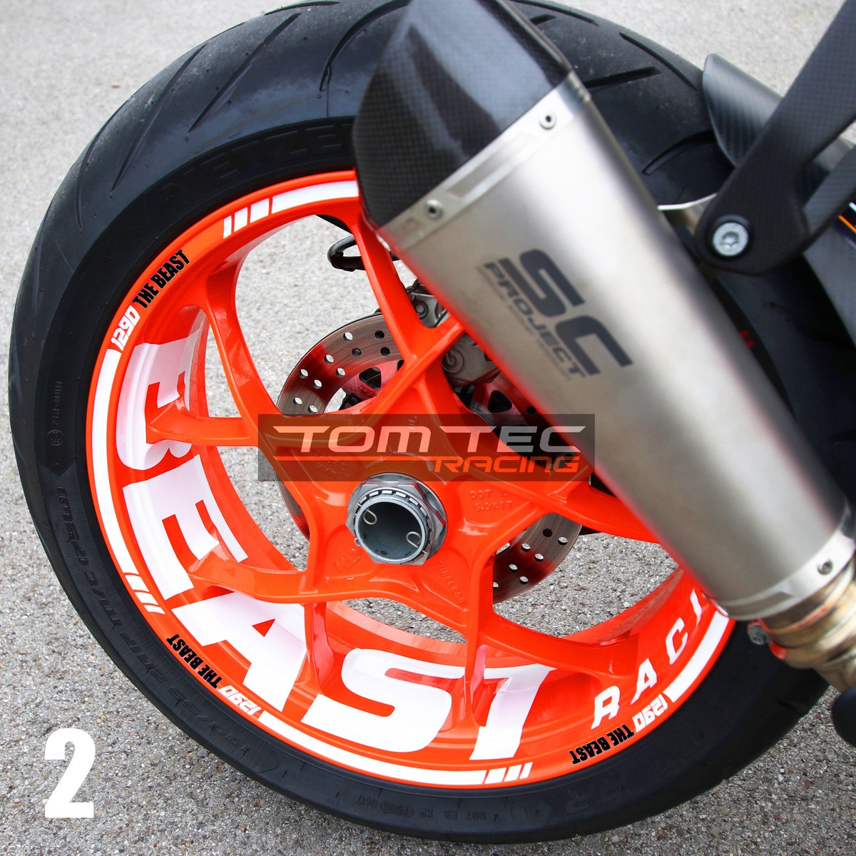 Sticker Rim Sticker KTM Superduke 1290 R Sdr Gt Wheel Rim Stickers