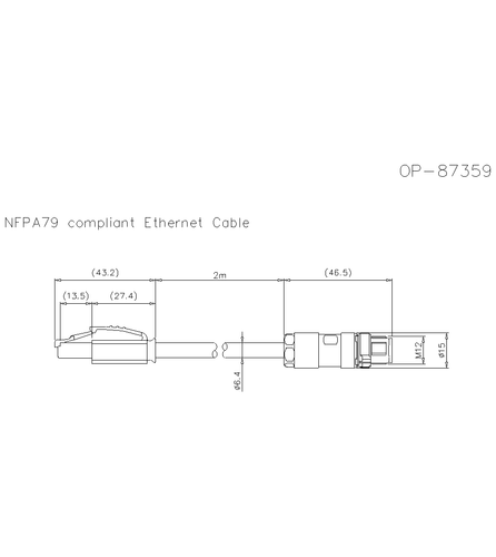 KEYENCE OP-87359 2M Cable New Fedex shipping/b - Picture 5 of 5
