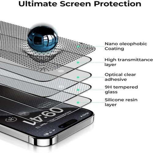 Matte Oleophobic Coating Dust free Installation Screen Protector For iPhone 13 1 - Bild 4 von 38