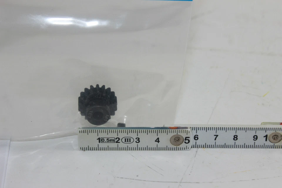 H-Speed HSPX 118  Ritzel 18 Zähne  Modul 1  5mm Stahl Motorritzel  NEU OVP - Bild 3 von 3