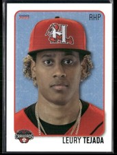 Leury Tejada 2023 Hickory Crawdads 1st First Half Team Set 