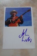 John Watts Autogramm signed 10x15 cm Karteikarte mit Magazinbild