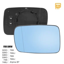 Left Driver Side Heated Mirror Glass for BMW 325Ci 760Li 330Ci 323Ci 2000-2008