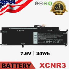 XCNR3 BATTERY FOR DELL LATITUDE 13 7370 E7370 ULTRABOOK SERIES WY7CG P63NY 34Wh