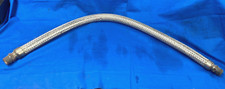STEEL BRAIDED FLEX HOSE 31-1/2" HOSE LENGTH 3/4"-14 DOUBLE MALE CONNECTION ENDS