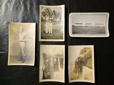 Vintage WW2 U.S. B W Photo Lot of 5, dated 38' 42'