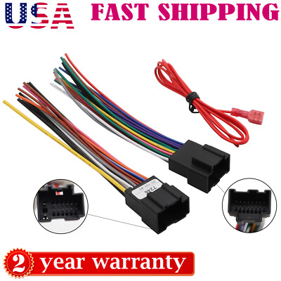 For Chevy Silverado 2007-13 Car Stereo Radio Wiring Harness Adapter Connector