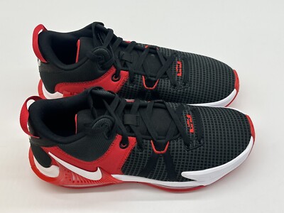 Size 12 -Nike Lebron Witness 7 BRED Basketball Shoes DM1123