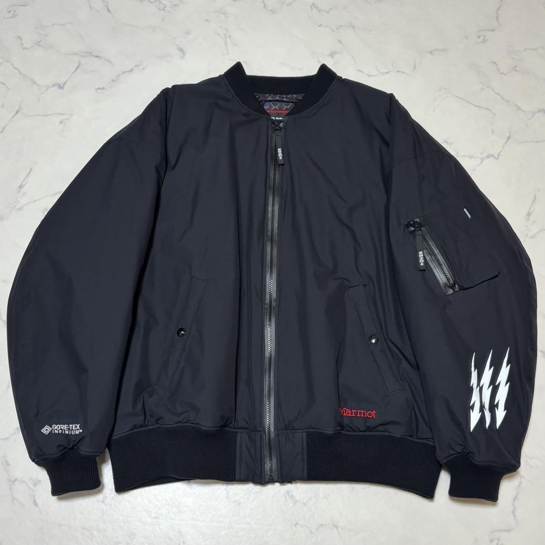 Neighborhood x Futura x Marmot GORE-TEX MA-1 Jacket Black XL Neighborhood x Futura x Marmot GORE-TEX MA-1 Jacket Black XL