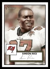 2006 Topps Heritage #3 Simeon Rice Black Back Buccaneers