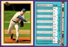 Orel Hershiser L.A. Dodgers 1990 Bowman Baseball #84 TIFFANY GLOSSY PARALLEL