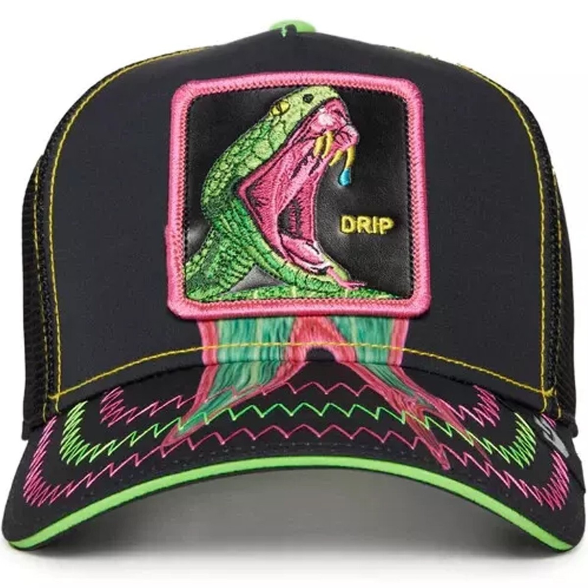 ? NWT SOLDOUT Goorin Bros Farm Trucker- Grasshopper! Goorin Bros The Farm Animal Trucker “Safe Word” Biter Spider  main image 2