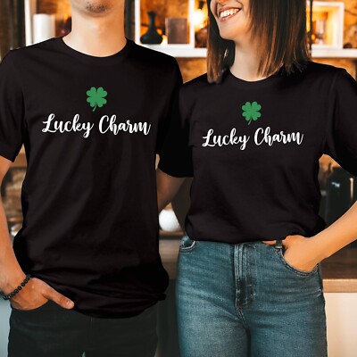 TSHIRT (224) Blatt Kleeblatt Glücksbringer Happy St Patricks Day grün T-Shirt Outfit