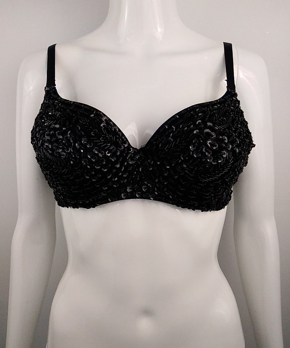 ブラジャー Black Sequins Bralette The Eve Sequin Bralette | Anthropologie