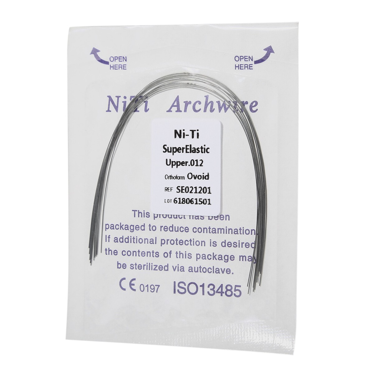 Fil D'arcade Dentaire Rond Super élastique NITI - Pour Orthodontie, Accolades, Approuvé CE, Neuf Sous Emballage