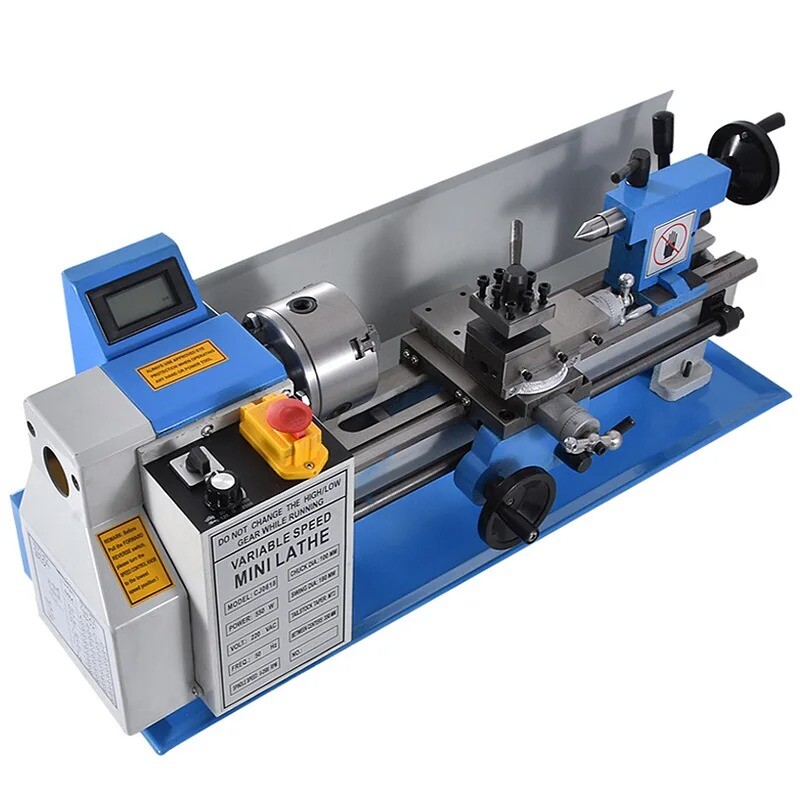 0618 220V Mini Lathe Machine Benchtop Metal Lathe Tool Household