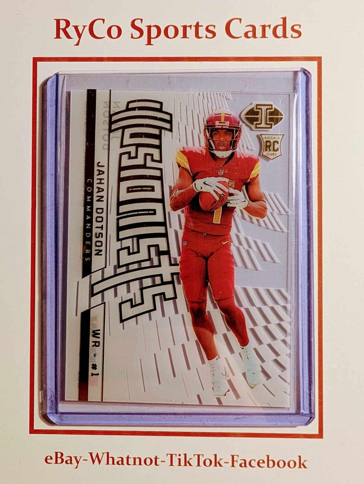 2022 Panini Illusions Illusionists #I15 Jahan Dotson RC Rookie