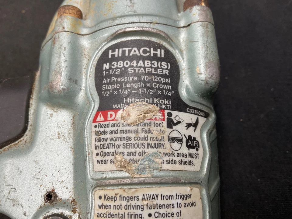 日立 N3804AB3 气动钉枪 18 规格 1/2 至 1-1/2 x1/4 — 第 3/4 张图片