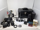 Asahi Pentax Spotmatic Sp 35mm Slr Huge Bundle - lenses, cases, filters, manuals