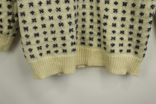 Vintage Dale Of Norway Cream Knitted Long Sleeve Fair Isle Pullover Sweater - Picture 8 of 18