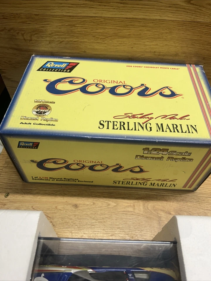 Sterling Marlin #40 NASCAR 1:24 Colección Revell 1998 Coors Monte Carlo Foto 4 de 4