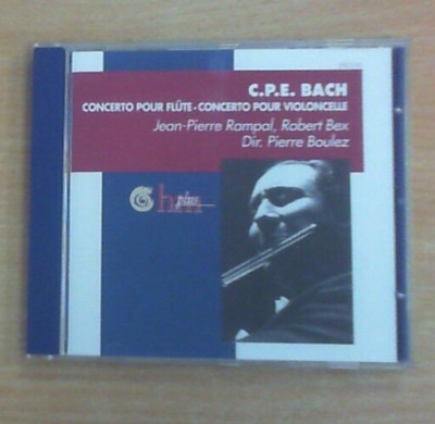 Concertos: Rampal, Bex, Boulez - C.P.E. Bach (CD) SEHR GUTER ZUSTAND!