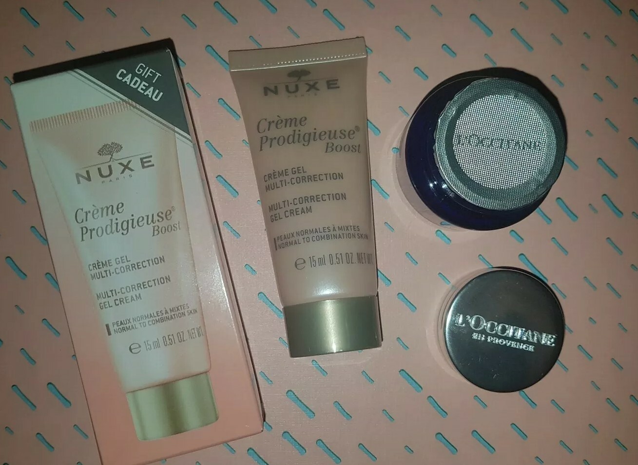 Crème Prodigieuse Boost Nuxe et L'Occitane soin hydratant antioxydant anti-âge