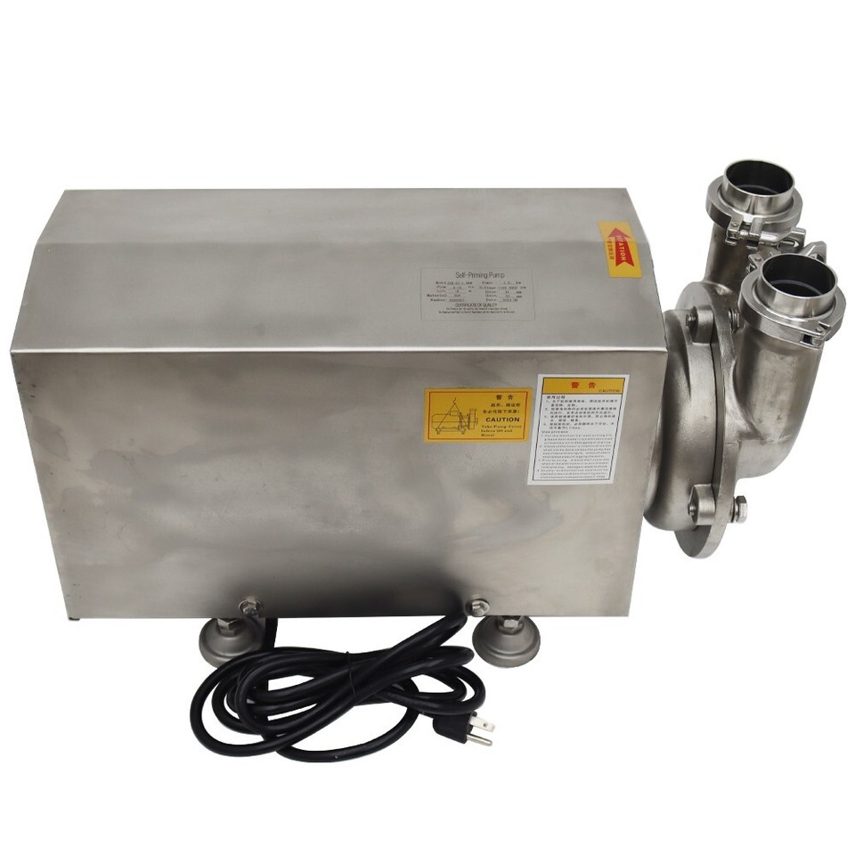 110V 2hp Food Industry Self-priming Pump Transport Pump 2