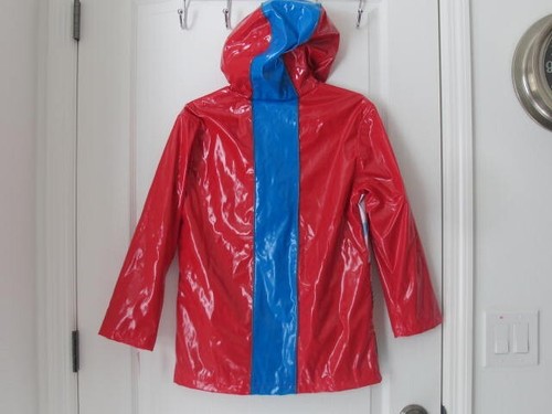 NEW Disney Pixar Cars Lightning McQueen Raincoat Zip Youth 9/10 Hooded Red Car - Picture 9 of 19