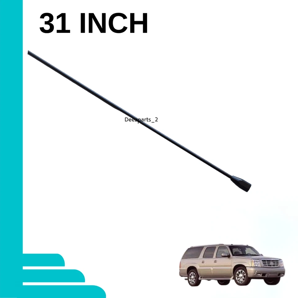31" Antenna Black for Cadillac Escalade EXT 2002-2006 Female - Image 3 of 4