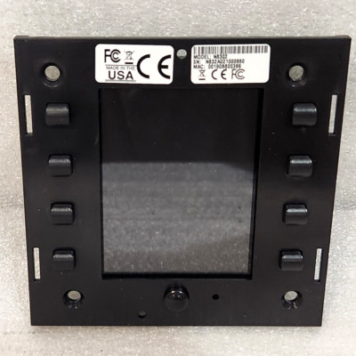 AMX Harmon N Series Wallplate Control SC-WPC-D FGN8302-B-01-B Black FGN8302