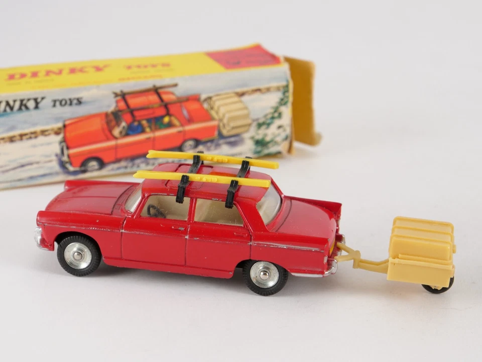 Dinky Toys F N º 536 Peugeot 404 Techo Corredizo en Caja 1/43 - Imagen 3 de 4
