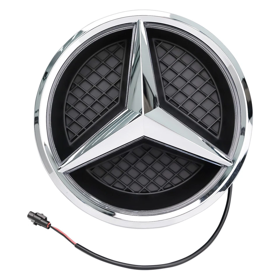Front Grille LED Emblem Star Light Badge For Mercedes Benz 2016-2019 GLC GLE GLS Foto 4 de 4