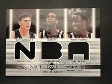 2003 Upper Deck Authentics Honor Roll Szczerbiak Smith Brandon Triple Warm Ups